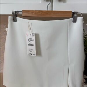 Zara White skort NEW w/ tags
